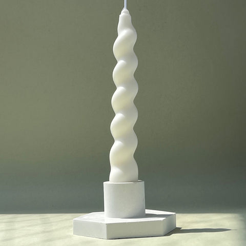 Porta Vela Hexagonal en concreto